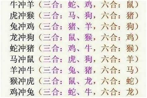 三六合|《易经》十二生肖三合、六合解析！